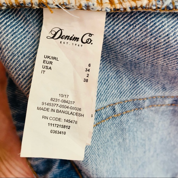 Denim\u0026Co | Shorts | Denim Co Overalls Distressed Light Wash 2 | Poshmark